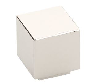 Modern Square Knob Polished Nickel