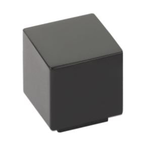 Modern Square Cabinet Knob Flat Black