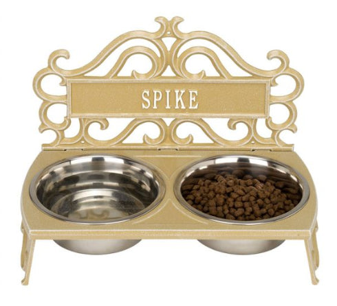 Bistro Dog Feeder Curry & White