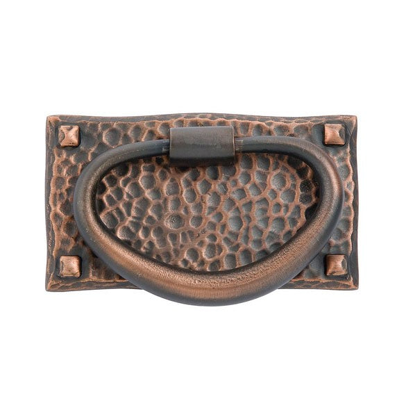 Hammered Oval Pull in Oil Rubbed Bronze