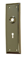Skeleton Key Door Plates - 3 Finishes