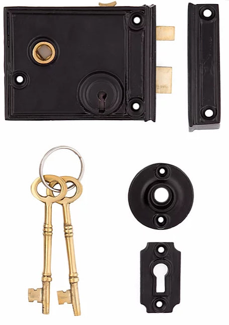 Horizontal Interior Rim Lock