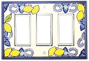 Lemons Triple Decora Switch Plate