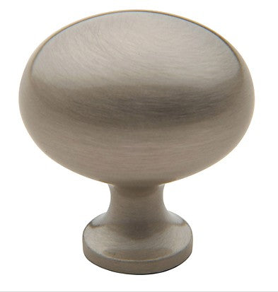 Classic Satin Nickel Oval Knob