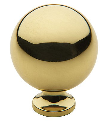 Polished Brass Classic Spherical Knob