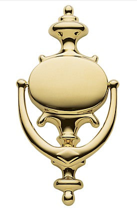 Non-Lacquered Brass Imperial Door Knocker