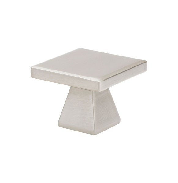 Podium Knob in Satin Nickel