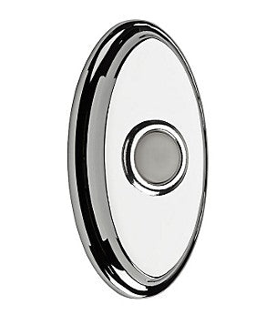 Polished Chrome Oval Reserve Bell Button