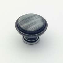 Antique Pewter Classic Knob 1 1/8"