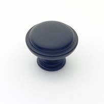 Matte Black Classic Knob 1 1/8"