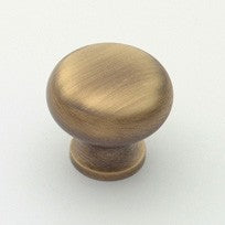 Antique Brass Classic Knob 1.25"