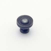 Antique Pewter Beveled Knob 3/4"