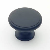 Matte Black Conventional Knob 1.5"