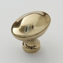 Large Polished Antique Oval Knob