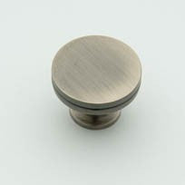 Antique Nickel Flat Knob