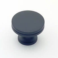 Matte Black Flat Knob