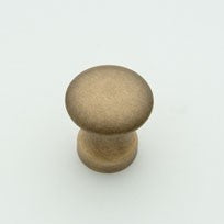 Large Weathered Brass Long Necked Knob