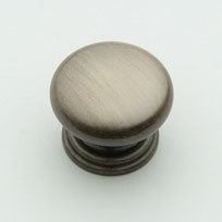 Antique Nickel Mushroom Knob 1"