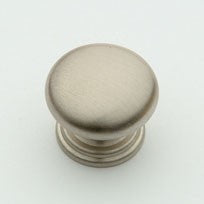 Satin Nickel Mushroom Knob 1"
