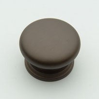 Oil-Rubbed Bronze Mushroom Knob 1.25"