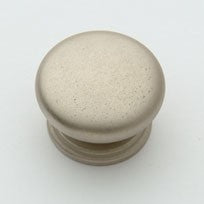 Weathered Nickel Mushroom Knob 1.25"