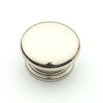 Polished Nickel Mushroom Knob 1.5"