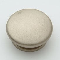Weathered Nickel Mushroom Knob 2"