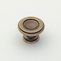 Small Traditional Knob Polished Antique