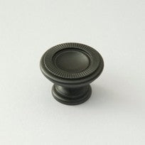Small Traditional Knob Weathered Bronze