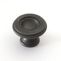 Large Traditional Knob Weathered Bronze
