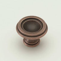 Large Traditional Knob Weathered Copper
