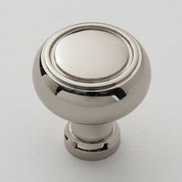Polished Nickle Disk Knob 1.25"