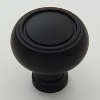 Matte Black Disk Knob 1.5"