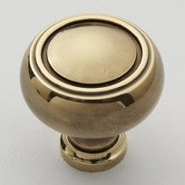 Polished Antique Disk Knob 1.5"