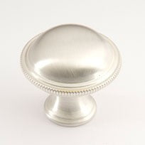 Satin Silver Ball Knob 1.5"