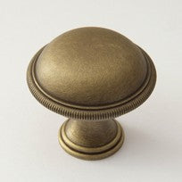 Weathered Brass Ball Knob 1.5"