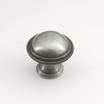 Antique Pewter Globe Knob 1.25"