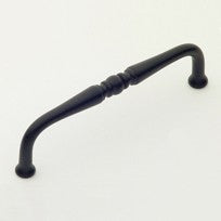 Matte Black Traditional Pull 4"
