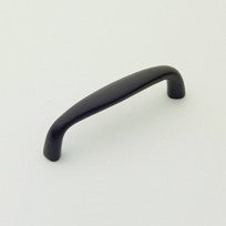 Matte Black Oval Pull 3"
