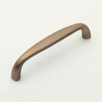 Weathered Brass Oval Pull 4"
