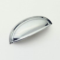 Polished Chrome Classic Cup Pull 3"