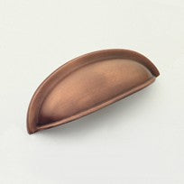 Weathered Copper Cup Pull 3"