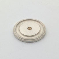 Satin Silver Round Back Plate