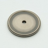 Antique Nickel Circle Back Plate