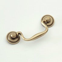 Antique Brass Classic Bail Pull 3.5"