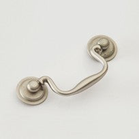 Weathered Nickel Classic Bail Pull 3.5"