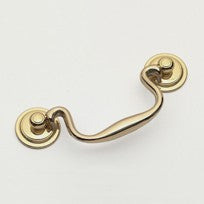 Polished Brass Classic Bail Pull 4"