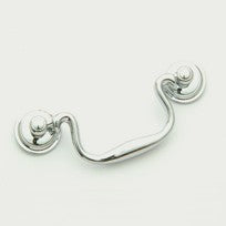 Polished Chrome Classic Bail Pull 4"