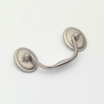 Satin Nickel Oval Bail Pull