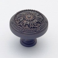 Oil-Rubbed Bronze Ornate Knob 1.5"